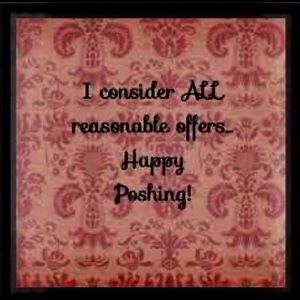 All over considered!  Happy poshing.